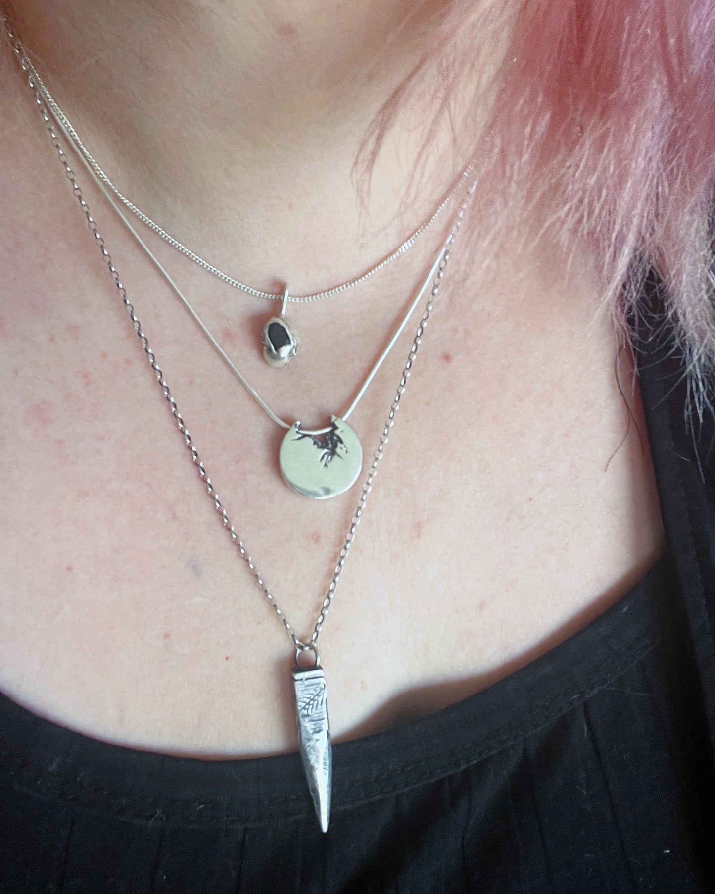 Ruins Disc Necklace